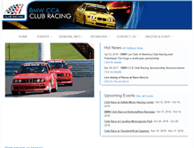 Tablet Screenshot of bmwccaclubracing.com